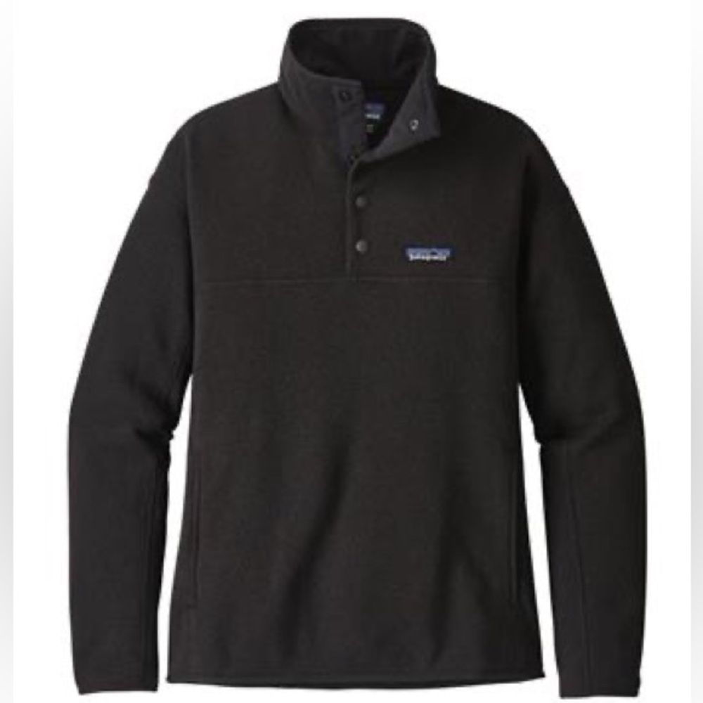 VGUC Patagonia Women's Lightweight Better Sweater Marsupial Pullover - Black, Sm